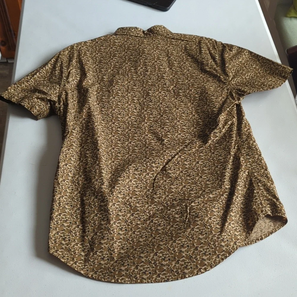 Levi's Men's Camo/ Brown Casual Shirt.. Awesome Design!!!